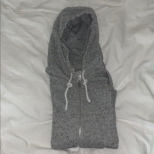 SALT AND PEPPER PLAIN HOODIE